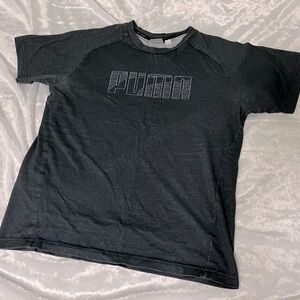 Puma Gray Short Sleeve Shirt